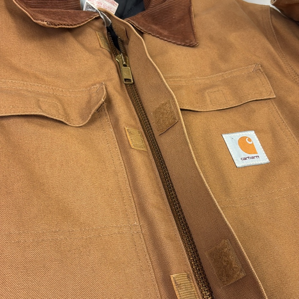 SOLD IN STORE CARHARTT LOOSE FIT FIRM DUCK INSULATED TRADITIONAL COAT - Picture 6 of 16
